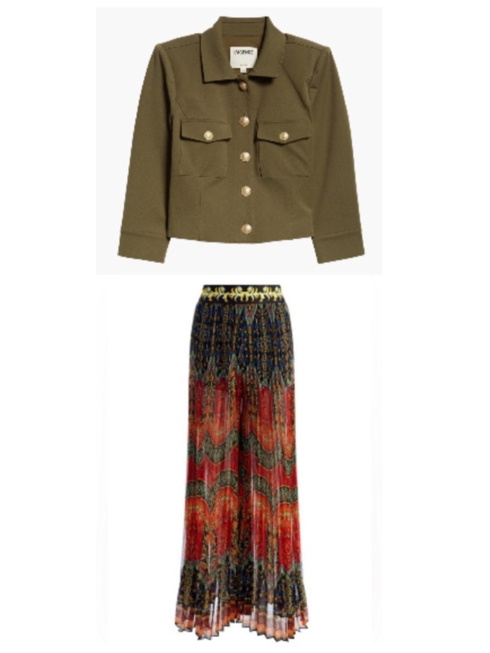 L’Agence Kumi Jacket + Alice + Olivia Copen Wide Leg Pants Sz 12 - NWT $1,075